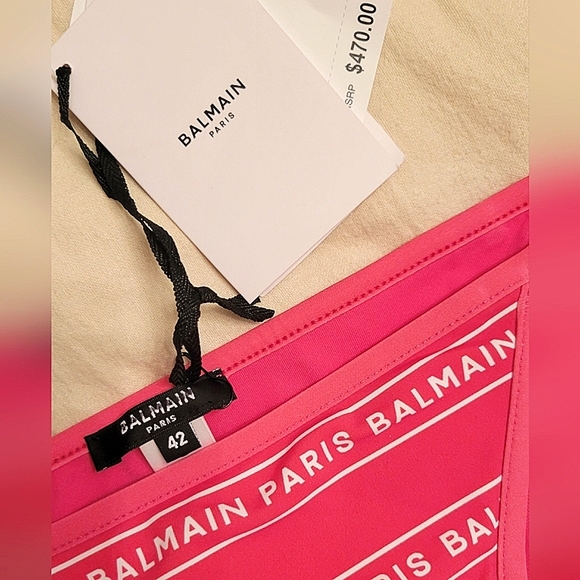 BNWT Pink Balmain Bikini Bottoms! Size L - Picture 12 of 14